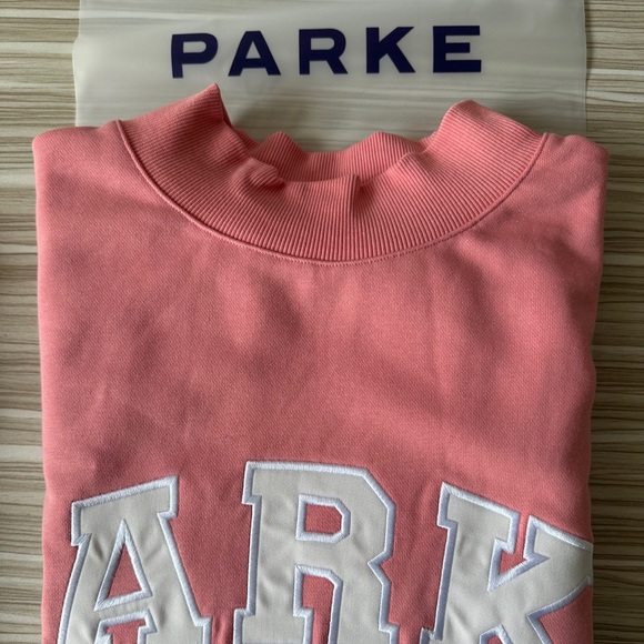 Parke Jean Heart Varsity Mockneck Sizes: L/XL - Picture 5 of 5